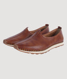 Sport Style Shoes - Big Boon Men's Ethnic Nagra Shoes, synthetic leather, rubber sole, 0.19 inch heel.