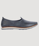 Sport Style Shoes - Big Boon Men's Ethnic Nagra Shoes, synthetic leather, rubber sole, sporty design.