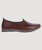 Sport Style Shoes - Big Boon Men's Ethnic Nagra Shoes in synthetic leather with rubber sole.