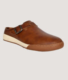 Big Boon Men's ethnic clogs with traditional design, synthetic material, TPR sole, slip-on closure.