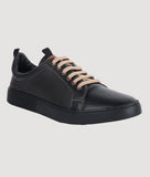 Big Boon Men's Perforations Lightweight Sneakers in black synthetic leather with TRP sole and 0.19-inch heel.