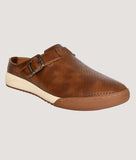 Big Boon Men's Ethnic Clogs with traditional design and TPR sole.