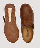 Big Boon Men's Ethnic Clogs, traditional design, synthetic material, TPR sole, slip-on, medium width.