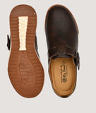 Men's ethnic clogs with TPR sole and slip-on closure, featuring traditional designs and synthetic material.