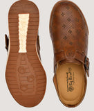 Men's ethnic printed clogs by Big Boon, featuring sturdy construction and stylish design.