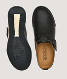 Big Boon Men's Ethnic Clogs with traditional design, slip-on closure, TPR sole, and medium width.