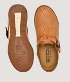 Men's ethnic clogs by Big Boon with traditional design, slip-on closure, TPR sole.