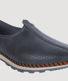 Sport Style Shoes - Big Boon Men's Ethnic Nagra Shoes, synthetic leather, rubber sole, sporty design.