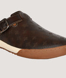 Men's printed ethnic clogs with stylish design and sturdy construction.