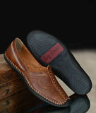 Bigboonstore Ethnic Shoes Big Boon Men's Laser Style Ethnic Wedding Shoes