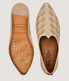 Bigboonstore Ethnic Shoes Big Boon Men's Nagra Shoes in Laser Style