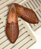 Bigboonstore Ethnic Shoes Dtan / 6 Big Boon Men's Ethnic Laser Design Nagra Shoes