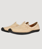 Bigboonstore Ethnic Shoes Off_white / 6 Big Boon Men's Laser Style Ethnic Wedding Shoes