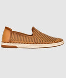 Big Boon men's ethnic loafer with laser-cut synthetic leather and flat TPR sole