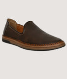 Men's Ethnic Loafer with synthetic leather upper and TPR sole, flat heel, slip-on design, and casual stylish look