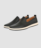 Bigboonstore Loafer Style Black / 6 Big Boon Men Perforated Lightweight Slip-On Loafer Shoes