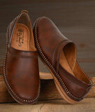 Bigboonstore Loafer Style Coffee / 6 Big Boon Men's Ethnic Casual Loafer Shoes