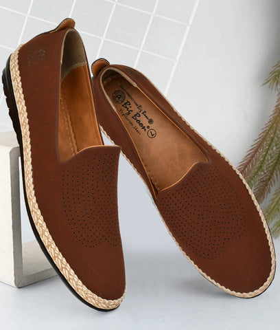 Bigboonstore Moccasin Shoes Big Boon Men's Casual Nubuck Moccasin Shoes