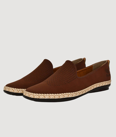 Bigboonstore Moccasin Shoes Big Boon Men's Casual Nubuck Moccasin Shoes