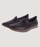 Bigboonstore Nagra Sport Style D-coffee / 6 Sport Style Shoes - Big Boon Men's Ethnic Nagra Shoes