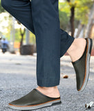 Bigboonstore Open Back Style Black / 6 Open Back Shoes - Big Boon Men's Casual Backless Slip-On Mule
