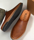 Bigboonstore Open Back Style Dtan / 6 Open Back Shoes - Big Boon Men's Casual Backless Slip-On Mule