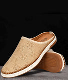 Bigboonstore Open Back Style Off_white / 6 Open Back Shoes - Big Boon Men's Casual Backless Slip-On Mule