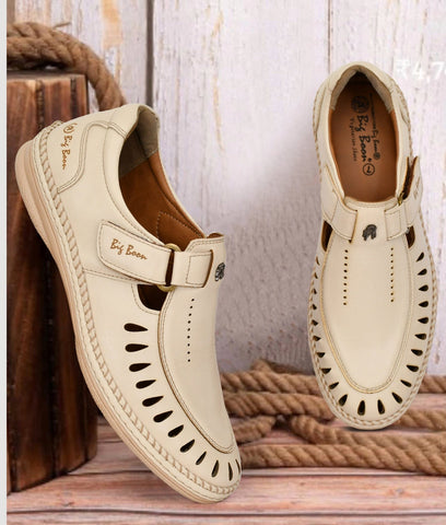 Bigboonstore Roman style shoes Off_white / 6 Big Boon Men's Casual Roman Sandals