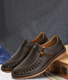 Bigboonstore Roman style shoes Dcoffee / 6 Big Boon Men's Casual Roman Sandals