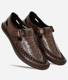 Bigboonstore Unique Slip-on Style Coffee / 6 Big Boon Promax Men's  Sandal Roman Jodhpuri Style