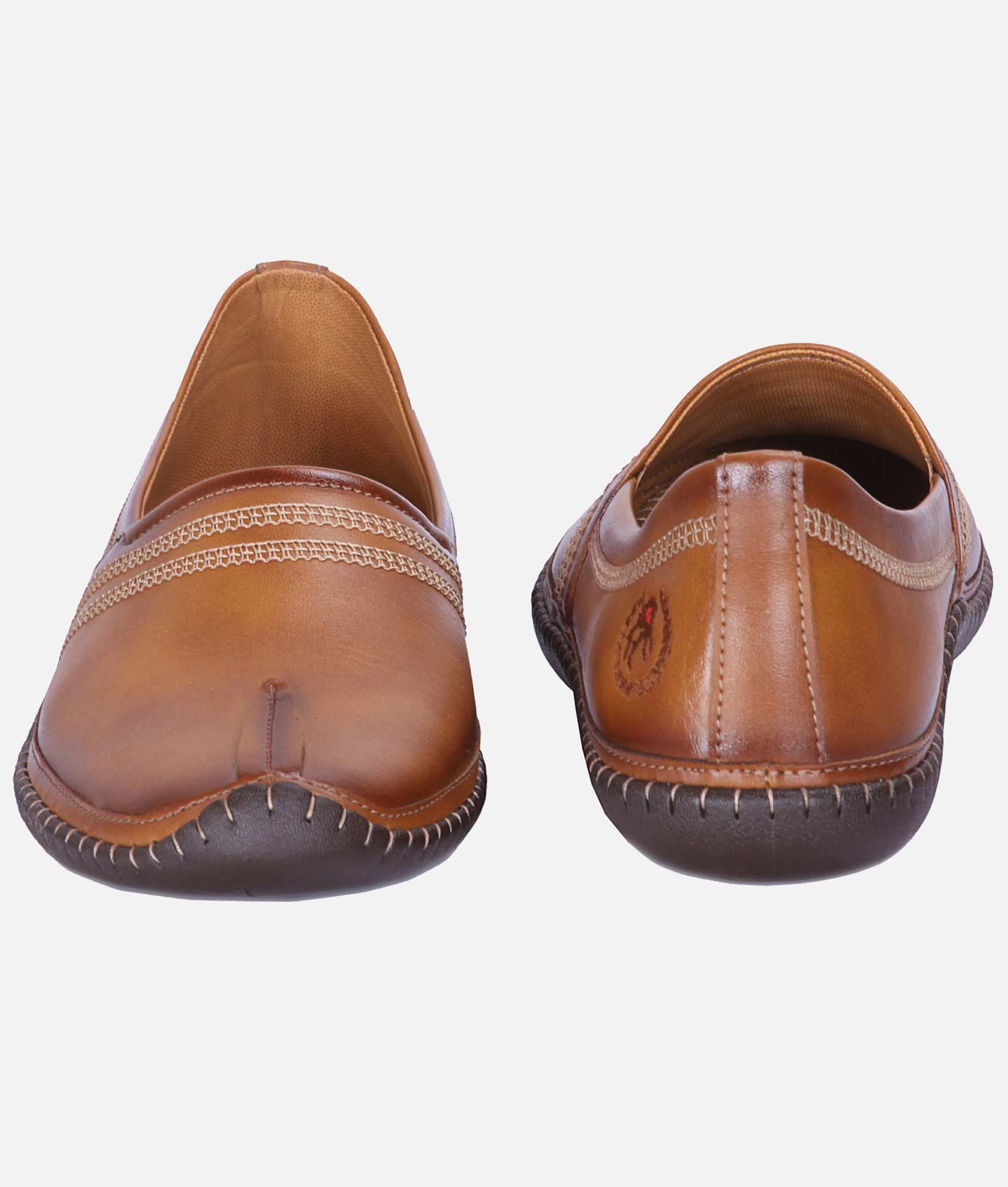 Dunzo Brown Colour Nagra Shoes Dori Look at Rs 250/pair | Men Loafer Shoes  in Agra | ID: 2852662817648