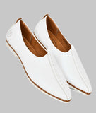 Bigboonstore Jutti Style White / 6 Big Boon Men's Ethnic Jutti Mojari  Style