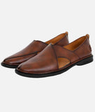 Bigboonstore Peshawari Suede Style Big Boon Men's Ethnic Mojari Peshawari Suede Style