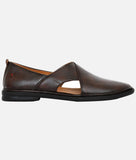 Bigboonstore Peshawari Suede Style Big Boon Men's Ethnic Mojari Peshawari Suede Style